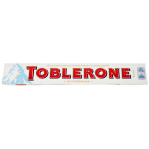 TOBLERONE WHITE CHOCOLATE WITH HONEY ALMOND NOUGAT