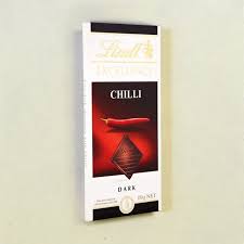 Lindt Excellence Dark Chilli Bar